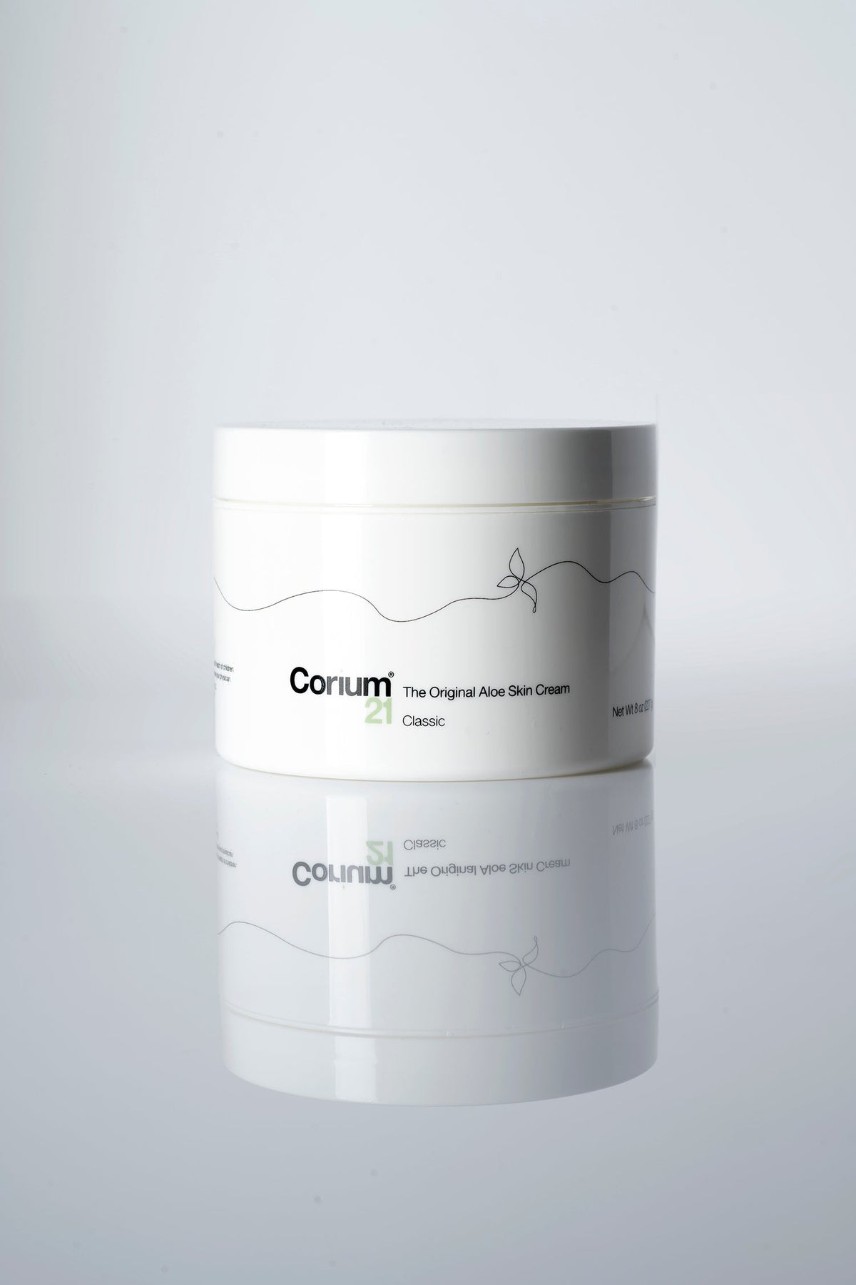 Corium 21 aloe vera skin cream, 8 oz jar