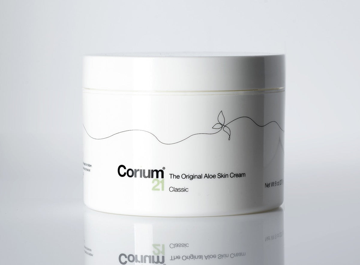 Jar of Corium 21 aloe vera skin cream, Classic