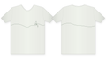 Corium 21 Brand Line Tee in Sage Tint, front and back
